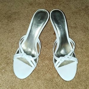 Nine West White dressy sandal